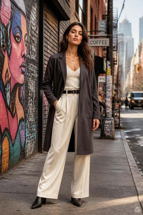Dear Scarlett Jackets & Blazers - Dear Scarlett Blazer Chocolate